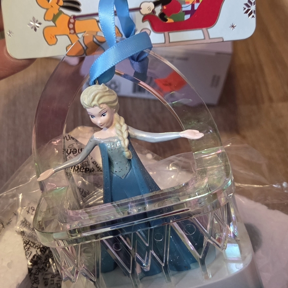Disney Other - Disney Elsa Singing Light Up Holiday Ornament